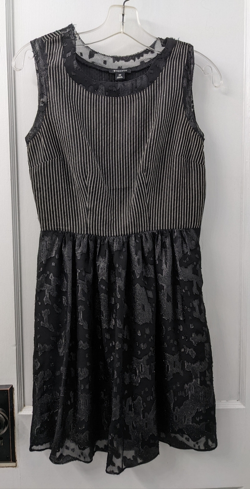Sheer & Lace Black Dress